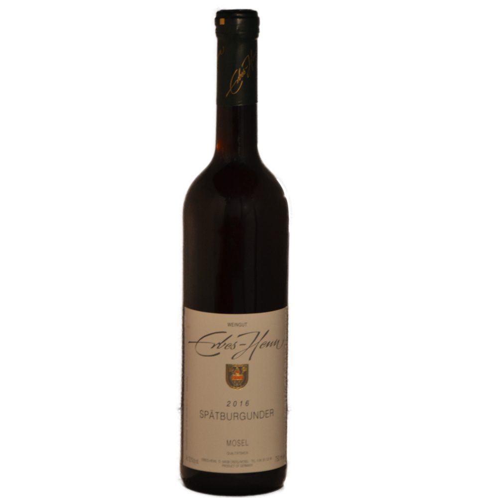2016 Spätburgunder süß vom Weingut Erbes-Henn in Ürzig an der Mosel