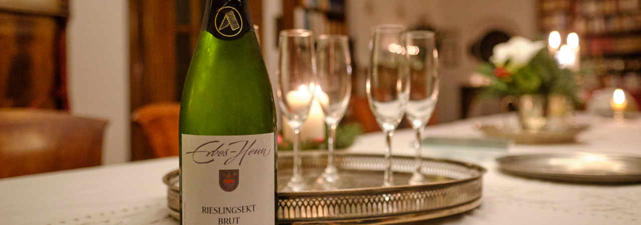 Riesling Sekt vom Weingut Erbes-Henn in Ürzig an der Mosel