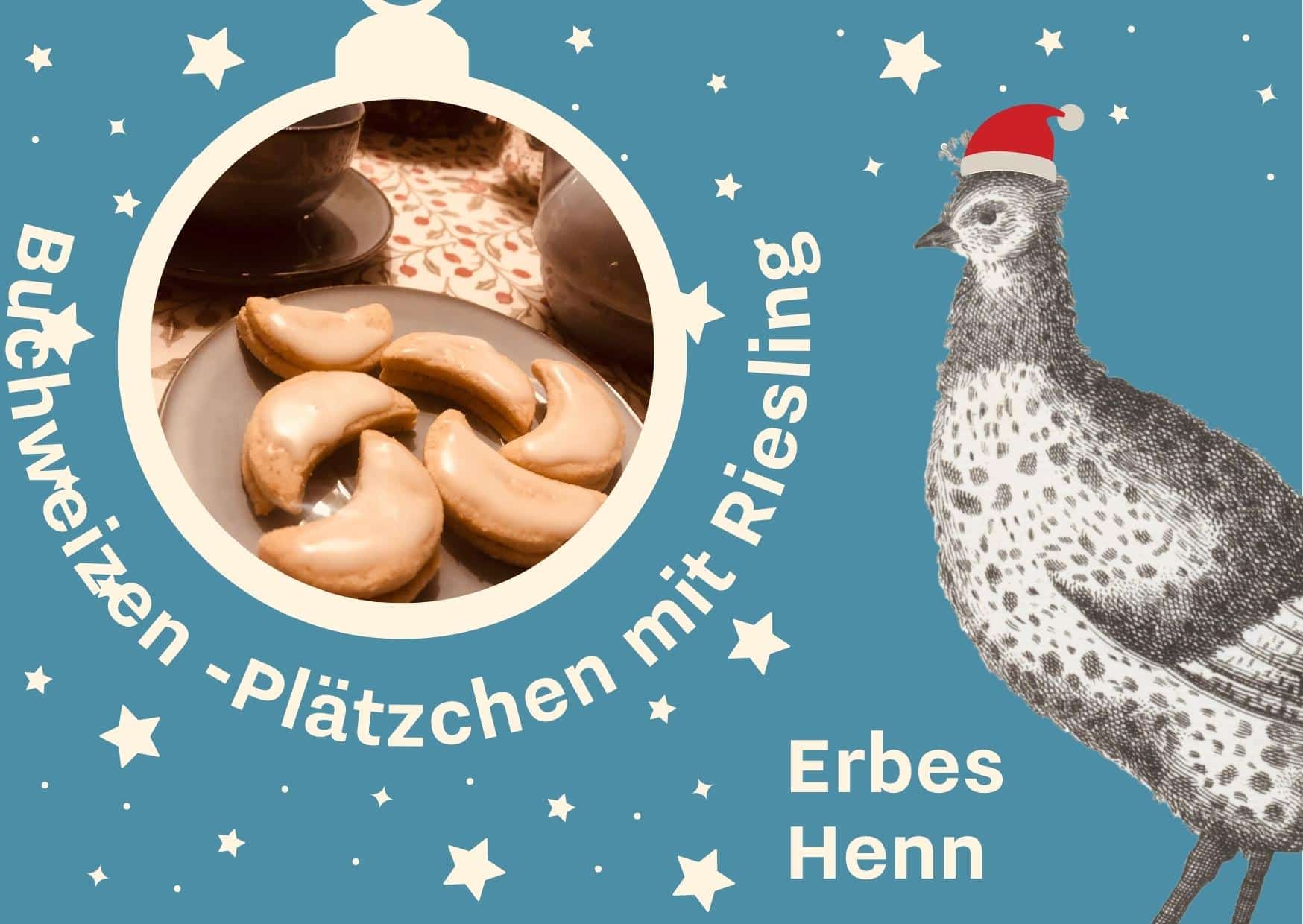 Mehr über den Artikel erfahren Weihnachtsplätzchen mit Buchweizen und Riesling-Gelee