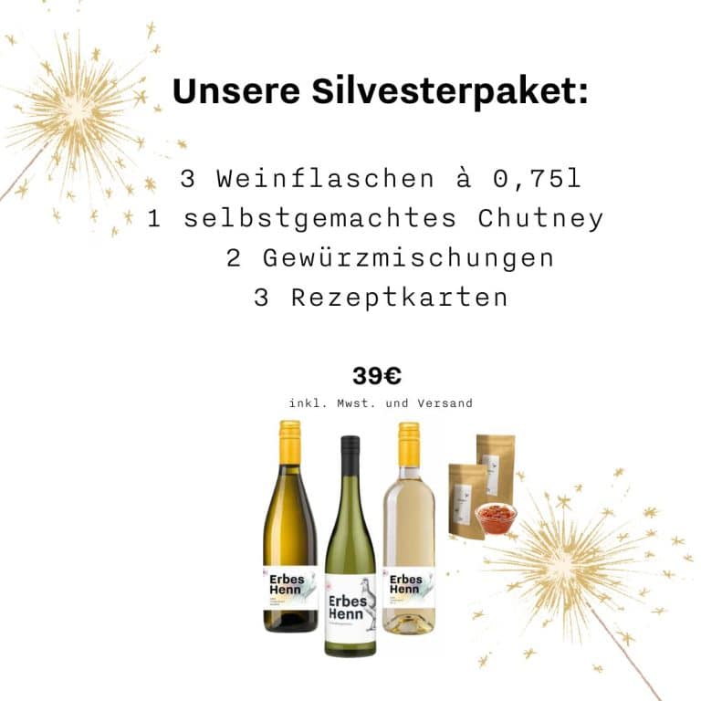 Online Weinprobe Silvester