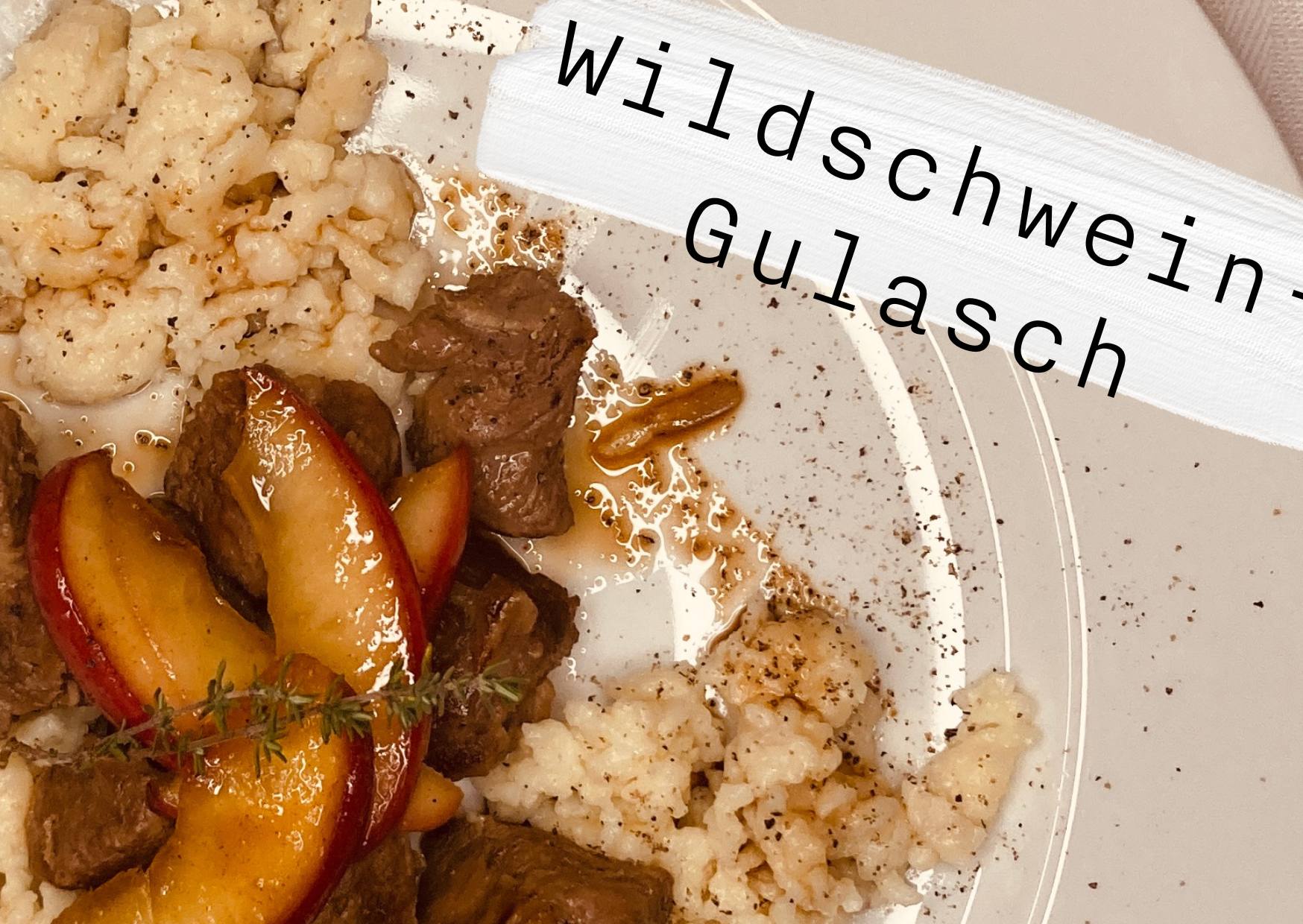 Mehr über den Artikel erfahren Wildschwein-Gulasch