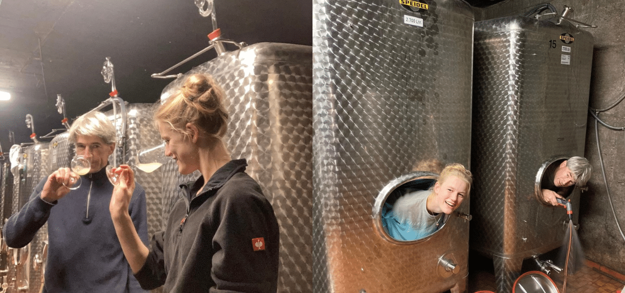 Charlotte und Peter Erbes bei der Riesling Mosel Ürzig